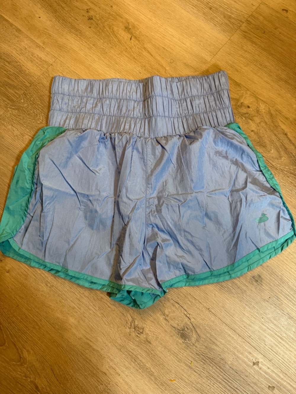 Southern Marsh Blue Green Colorblock Dolphin Shorts HTH 14–16